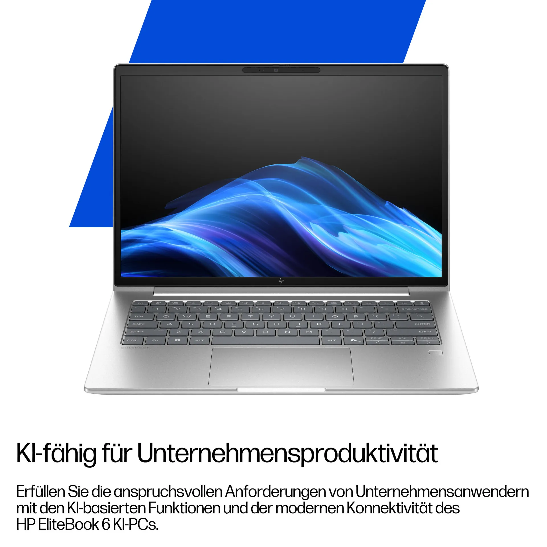 HP EliteBook 6 G1i AI PC Intel Core Ultra 7 255U Laptop 33,8 cm (13.3") WUXGA 32 GB DDR5-SDRAM 1 TB SSD Wi-Fi 7 (802.11be) Windows 11 Pro Silber – Bild 7