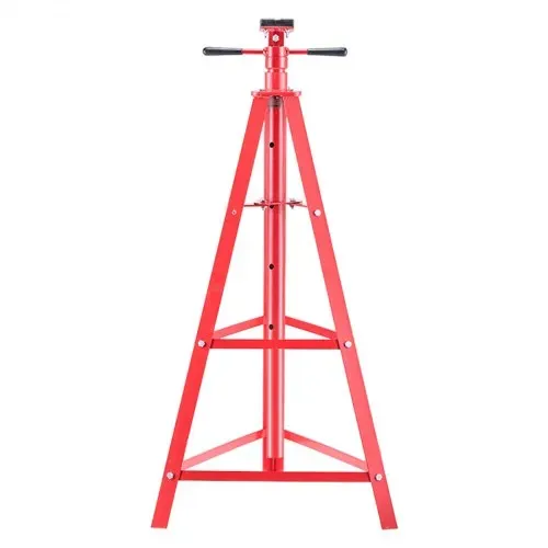 VEVOR Unterhub-Stützständer 2 t, Höhenverstellbarer (120-215 cm / 4-stufig) Wagenheberständer aus Kohlenstoffstahl, Dreibeinständer zur Unterstützung von Fahrzeugkomponenten Autoreparatur – Bild 8