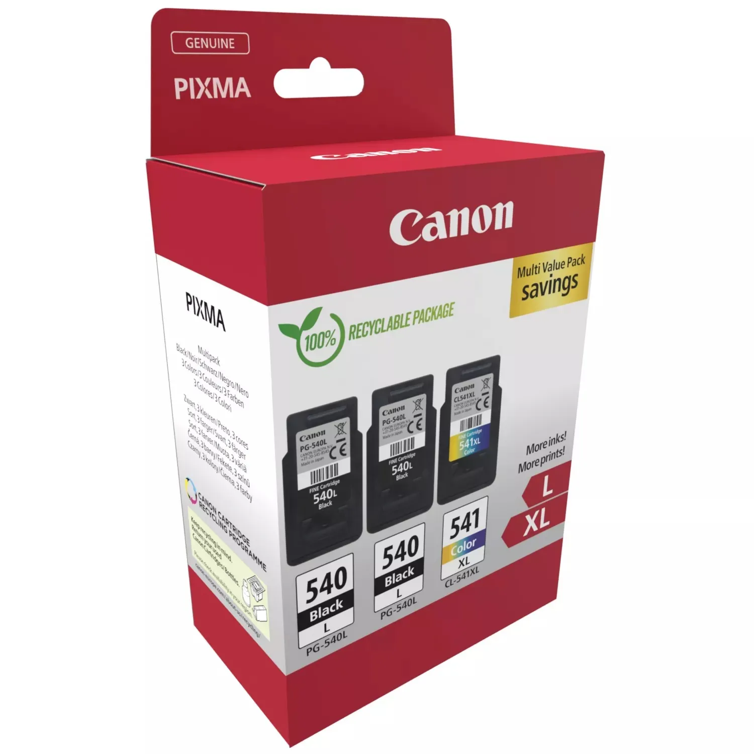 Canon PG-540L x2/CL-541XL Triple Pack – Bild 2