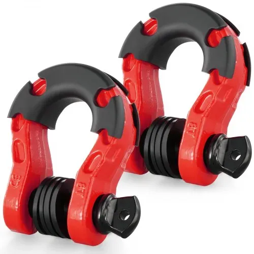VEVOR 2er-Pack 3/4 Zoll D-Ring-Schäkel mit 7/8Zoll Schraubstift Bruchfestigkeit 30000kg VEVOR 2er-Pack 3/4 Zoll D-Ring-Schäkel mit 7/8Zoll Schraubstift Bruchfestigkeit 30000kg