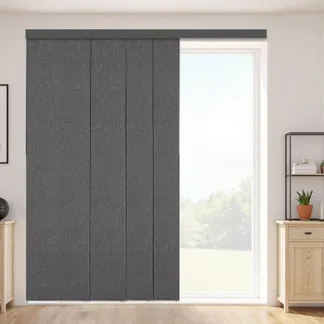 VEVOR Flächenvorhänge, ausziehbare Schiene von 116 cm bis 218 cm (B), zuschneidbare Flächenvorhänge bis 243 cm (H), Verdunkelungs-Schiebegardinen für Schiebetüren Terrassentüren Dunkelgrau VEVOR Flächenvorhänge, ausziehbare Schiene von 116 cm bis 218 cm (B), zuschneidbare Flächenvorhänge bis 243 cm (H), Verdunkelungs-Schiebegardinen für Schiebetüren Terrassentüren Dunkelgrau