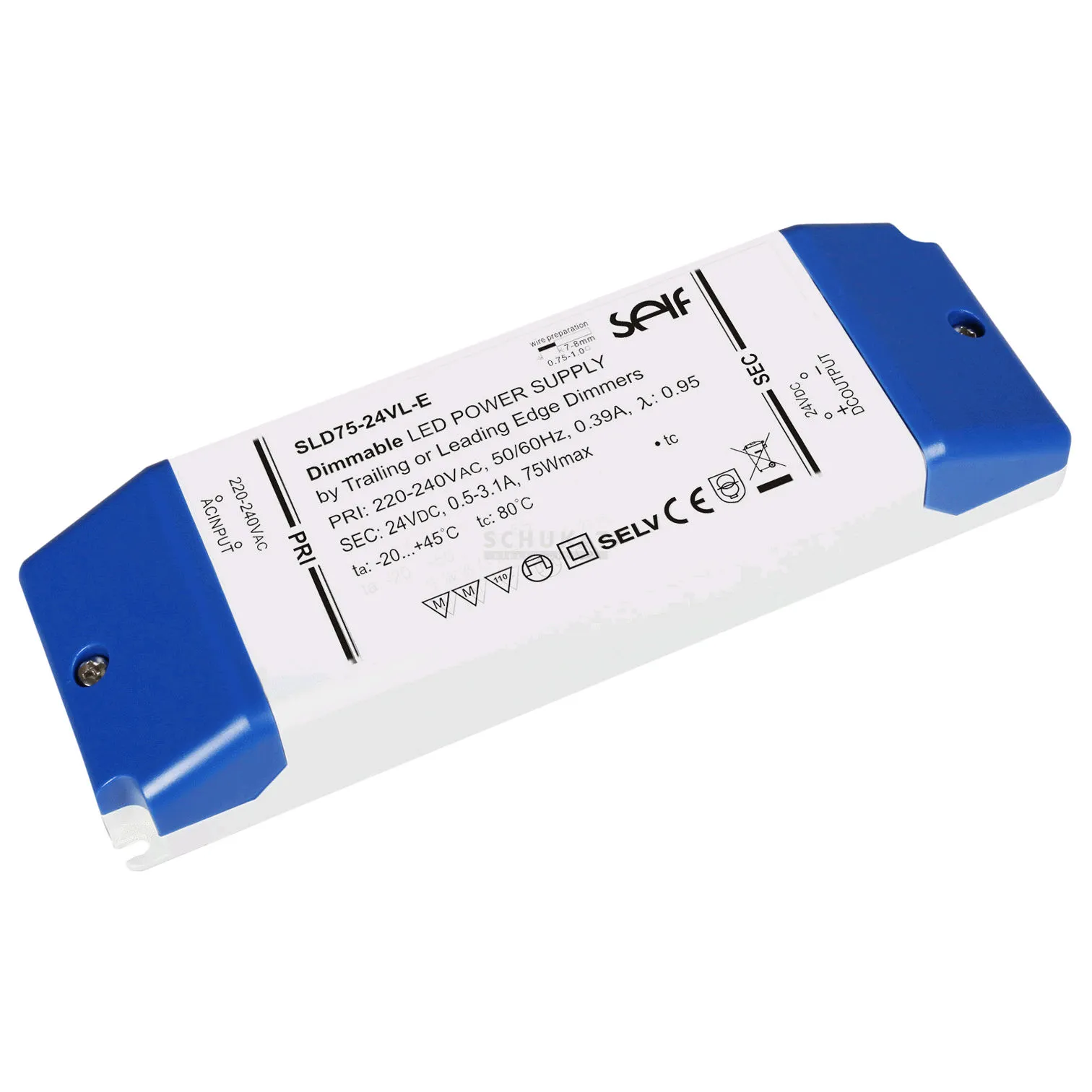 Synergy 21 Netzteil – 24V 75W SELF IP20 TRIAC dim Synergy 21 Netzteil – 24V 75W SELF IP20 TRIAC dim