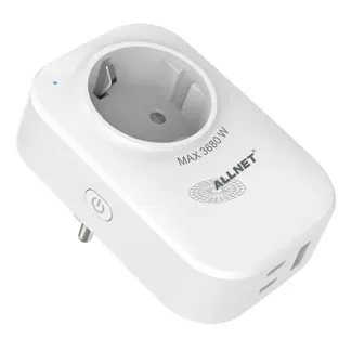 ALLNET ESP32 WiFi Schaltsteckdose ALL3079 inkl. Strommessung & USB-Ladegerät, 2in1 WIFI-Smart-Plug & USB Ladegerät ALLNET ESP32 WiFi Schaltsteckdose ALL3079 inkl. Strommessung & USB-Ladegerät, 2in1 WIFI-Smart-Plug & USB Ladegerät