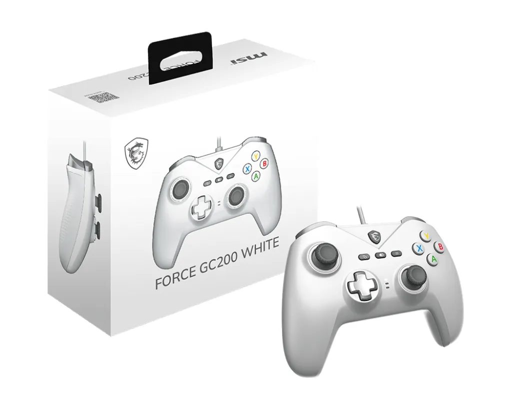 MSI FORCE GC200 WHITE Gaming-Controller Weiß USB Gamepad Analog / Digital Android, PC – Bild 5