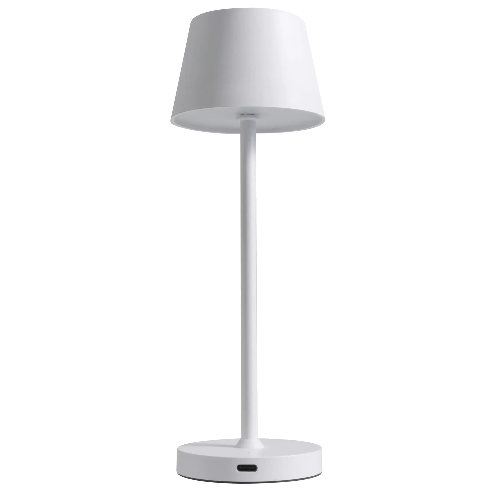 LED-Tischleuchte ROLF KERN Club Nano 21cm, weiß, Akku, dimmbar LED-Tischleuchte ROLF KERN Club Nano 21cm, weiß, Akku, dimmbar