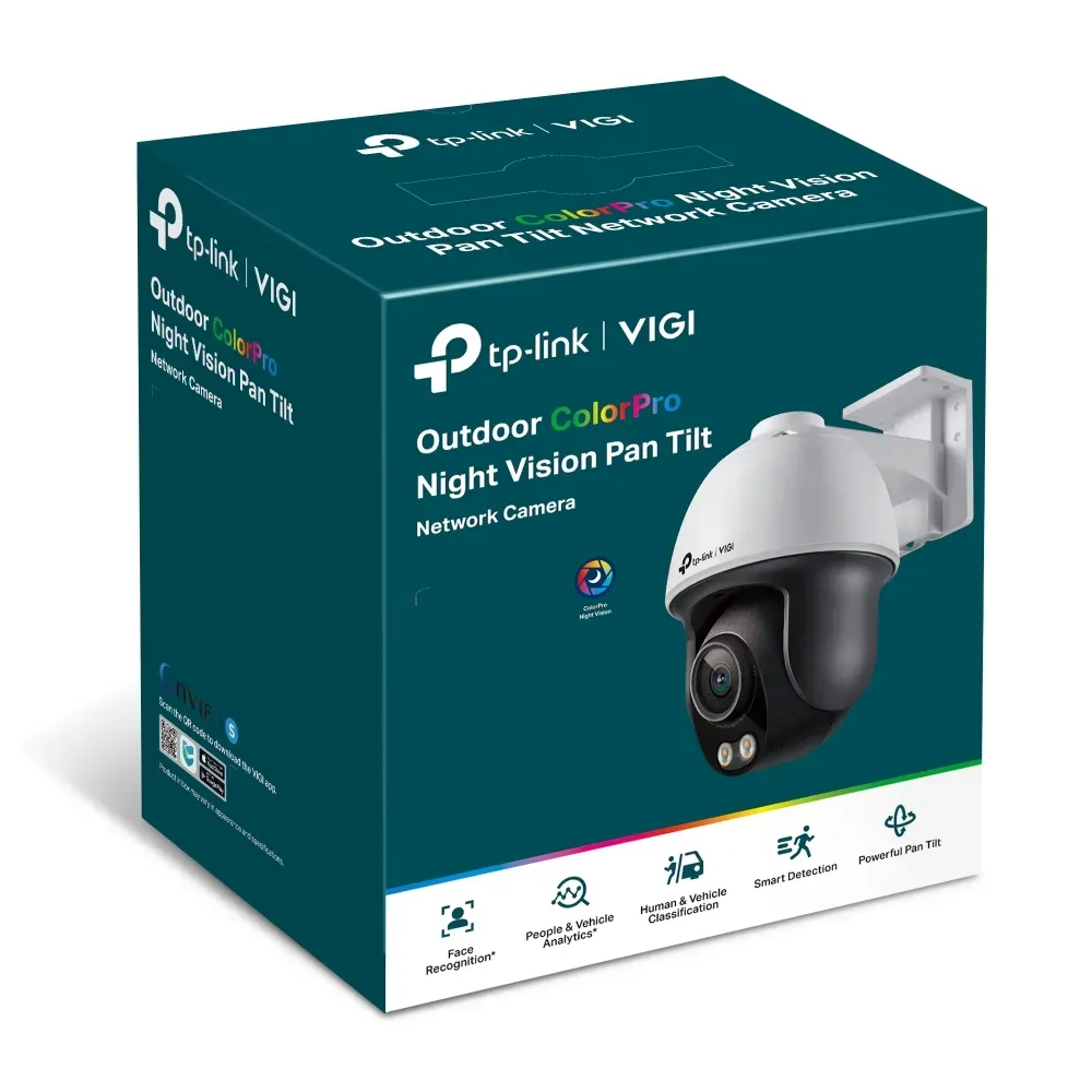 TP-Link - 4MP Full-Color Pan/Tilt Network Camera VIGI C540(4mm) – Bild 4