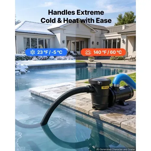 VEVOR Saugschlauch 1 Zoll x 25 m PVC Wasseransaugschlauch für Poolpumpen Bewässerung Wasserentnahme, 72,5 psi, ohne Vorinstallierte Anschlüsse, Wetterfest & Berstfest, inkl. Schlauchschellen – Bild 4