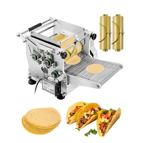 VEVOR elektrischer Tortillamaker, automatische Maschine zur Herstellung von Maistortillas mit Antihaftbeschichtung & zwei Formen (4 + 6 Zoll), für die Herstellung von Sopes Roti Pita Tortilla VEVOR elektrischer Tortillamaker, automatische Maschine zur Herstellung von Maistortillas mit Antihaftbeschichtung & zwei Formen (4 + 6 Zoll), für die Herstellung von Sopes Roti Pita Tortilla
