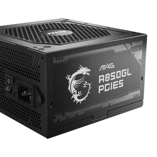 MSI MAG A850GL PCIE5 Netzteil 850 W 20+4 pin ATX ATX Schwarz MSI MAG A850GL PCIE5 Netzteil 850 W 20+4 pin ATX ATX Schwarz