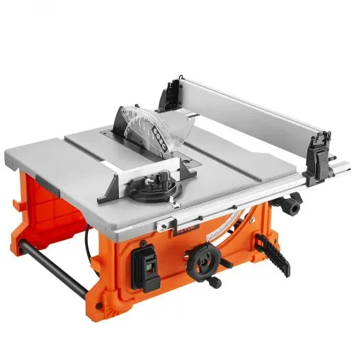 VEVOR Tischkreissäge 4400U/min, Tischsäge 1800W, 85mm bei 90° Querschnitt / 60mm bei 45° Schrägschnitt, Winkelanschlag -60˚/60˚, Ideal für Schneiden von Holz und DIY-Holzbearbeitungsprojekte – Bild 10
