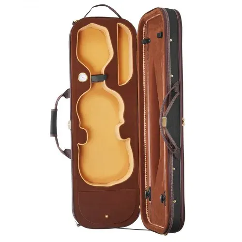 VEVOR 4/4 Violinenkoffer in voller Größe, eingebautes Hygrometer, Geigenkoffer, Reisetragetasche, mit Weichfutter, Schultergurten, kratzfest, professionelle längliche Form, für Violine, schwarz – Bild 10