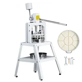 VEVOR Teigteiler 10-teilige manuelle Teigteilermaschine, 120–560 g vertikaler Handpresse-Teigschneider mit Tablett und Klinge aus 304er-Edelstahl, Brotbackautomat für Bäckerei, Restaurant, Gewerbe VEVOR Teigteiler 10-teilige manuelle Teigteilermaschine, 120–560 g vertikaler Handpresse-Teigschneider mit Tablett und Klinge aus 304er-Edelstahl, Brotbackautomat für Bäckerei, Restaurant, Gewerbe