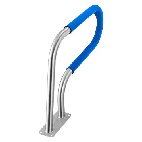 VEVOR Schwimmbad Handlauf, 788x100x558 mm, 100 kg Tragkraft, Pool Haltegriff aus Edelstahl 304, abnehmbare rutschfeste Hülle, umfangreiches Zubehör, für Poolbereiche, Wasserparks & Spa-Zentren – Bild 9
