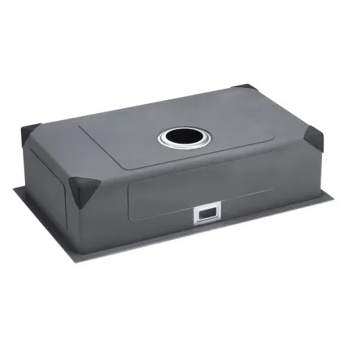 VEVOR Küchenspüle Einbauspüle Spülbecken 70 x 43 x 19 cm aus Edelstahl Spülen Unterbauspülen, Einzelbecken mit Zubehör, Haushaltsspülbecken für Wohnmobil Vorbereitungsküche Bar – Bild 10