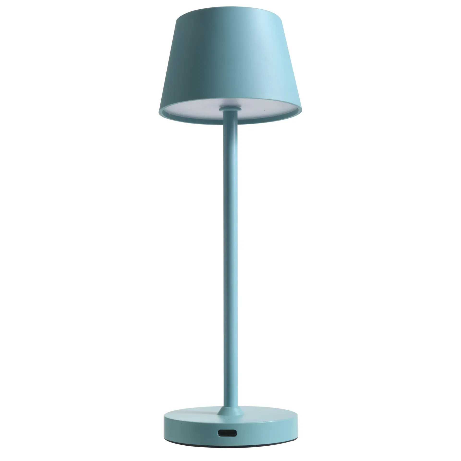 LED-Tischleuchte ROLF KERN Club Nano 21cm, Türkis, Akku, dimmbar LED-Tischleuchte ROLF KERN Club Nano 21cm, Türkis, Akku, dimmbar