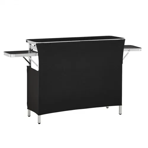 VEVOR Messetheke Klappbar, 1100x390x880 mm, Empfangstheke mit Tragetasche, Ablagefach, Rezeptionstheke, Messestand, Bartisch, Faltbare Mobile Barstation für Veranstaltungen, Partys & Messen – Bild 9