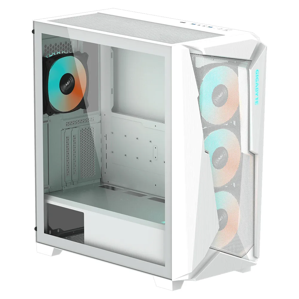 GIGABYTE C301GW Computer-Gehäuse Midi Tower Weiß – Bild 2