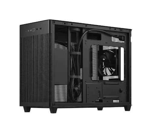 ASUS PRIME AP201 MicroATX Mini Tower Schwarz – Bild 3