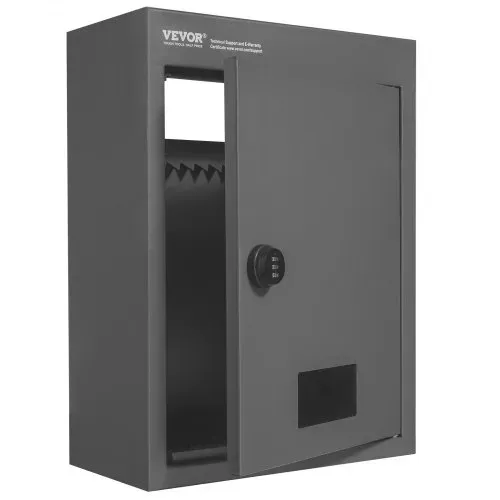 VEVOR Mauerdurchwurf Briefkasten Einbaubriefkasten 320x158x430mm dunkelgrau – Bild 8
