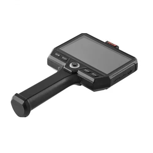 VEVOR Triple Lens Endoskopkamera mit Licht, Inspektionskamera mit 5 Zoll Bildschirm 1,5 m Kabel & 5000mAh Akku, 8 mm Kanalkamera mit 8X Zoom & IP67, Boroskopkamera mit Handgriff für Auto Rohre Abfluss – Bild 9