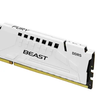 Kingston Technology FURY Beast 16 GB 6000 MT/s DDR5 CL30 DIMM White EXPO Kingston Technology FURY Beast 16 GB 6000 MT/s DDR5 CL30 DIMM White EXPO
