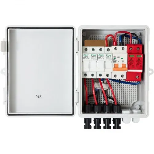 VEVOR 4-saitige PV Kombinationskasten 15 A Sicherungskasten, 500 V Wohnungsverteiler, IP65 Schutzart Zählerschrank Leitungsschutzschalter für Solarpaneel-Gitter und netzunabhängiges Solarstromsystem 17 x 23 x 11 cm – Bild 10