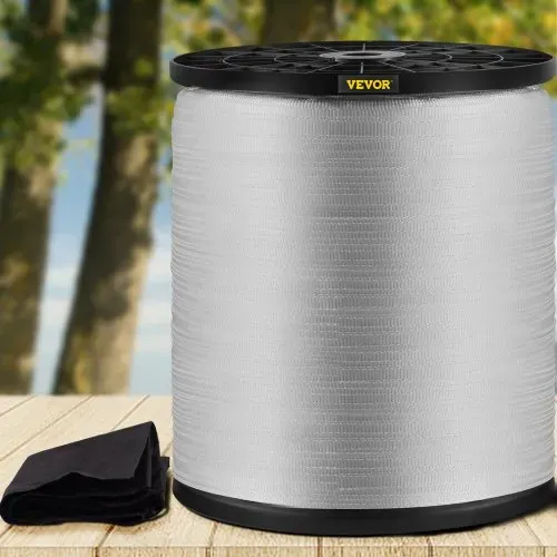 VEVOR 567 kg Polyester-Zugband, 961 m x 12,7 mm flaches Band für Draht- und Kabelrohrarbeiten, variable Funktionen, flaches Seil zum Ziehen/Laden/Verpacken bei jedem Wetter – Bild 7