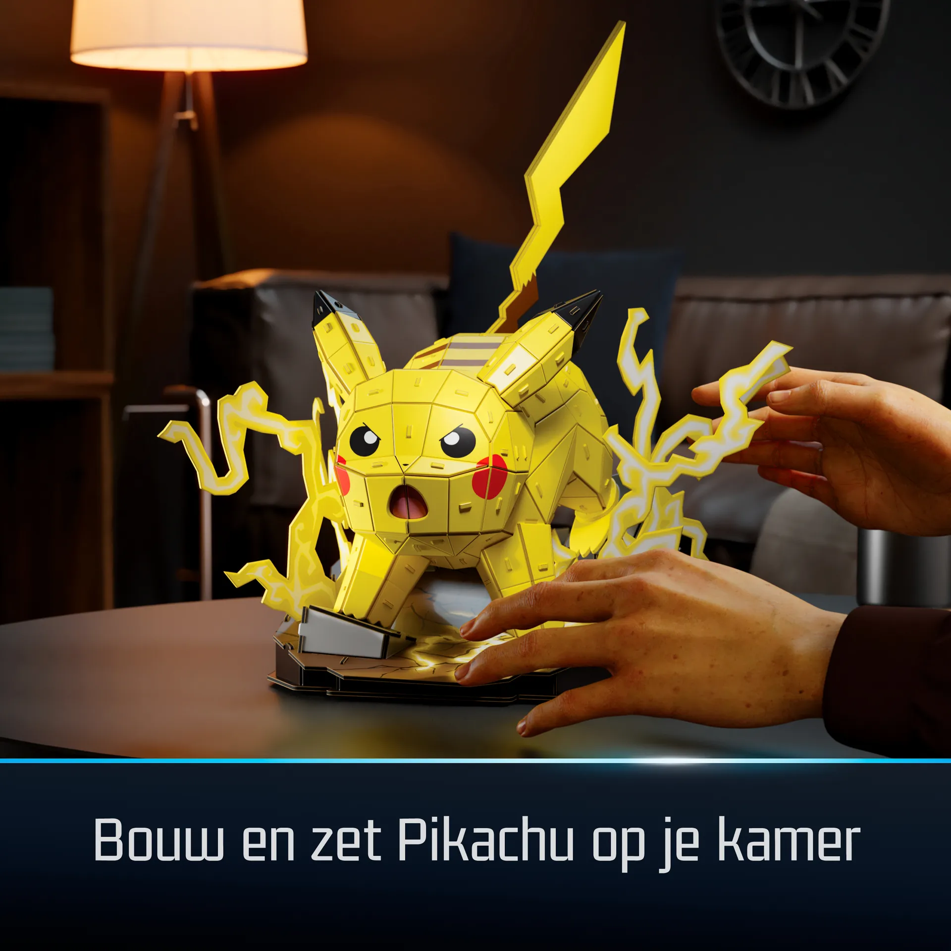 4D Build - Pokémon Pikachu - detailreicher 3D-Modellbausatz – Bild 4