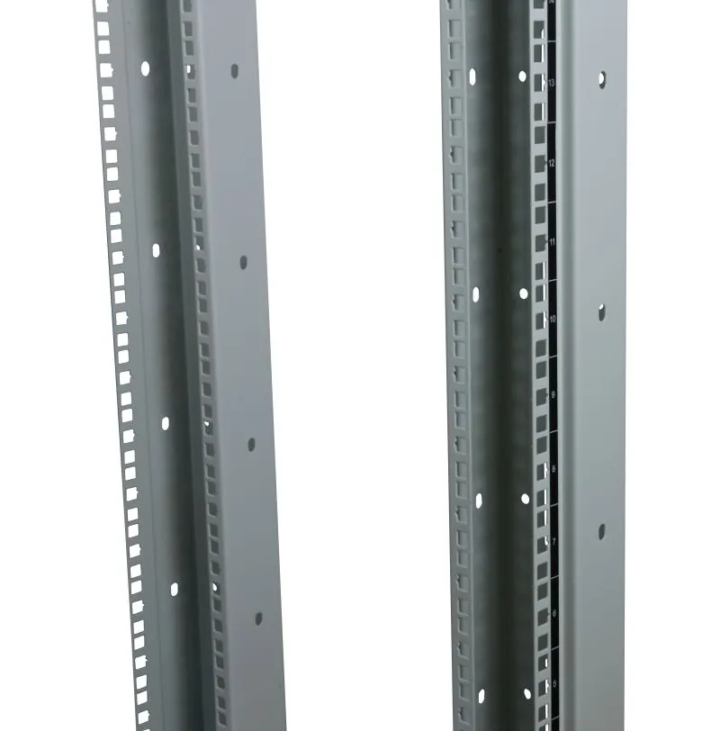 ALLNET 19"Grundgestell, 42HE, B600/T 600mm, Lichtgrau, SRB-Serie – Bild 4