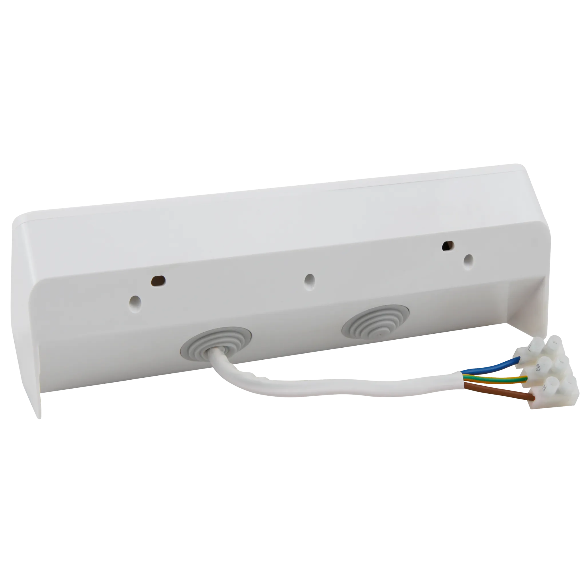 Steckdosenblock McPower ''Cup'' Aufbau, weiß, 2x Schutzkontakt + Schalter – Bild 4