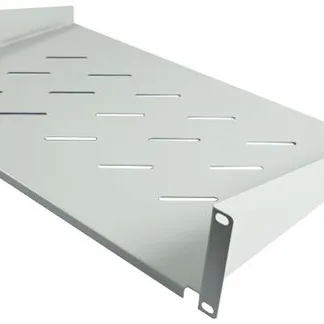 ALLNET 19″zbh. Fachboden, T400mm/2HE, Lichtgrau, Frontmontage, ALLNET 19″zbh. Fachboden, T400mm/2HE, Lichtgrau, Frontmontage,