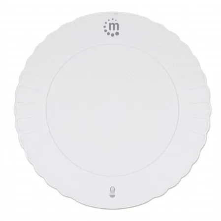 Manhattan Kabelloses Induktionsladegerät 5 W, Qi™-zertifizierter Wireless Charger, sichere Ladung mit 5 W (5 V/1 A), rundes Ladepad, weiß – Bild 5
