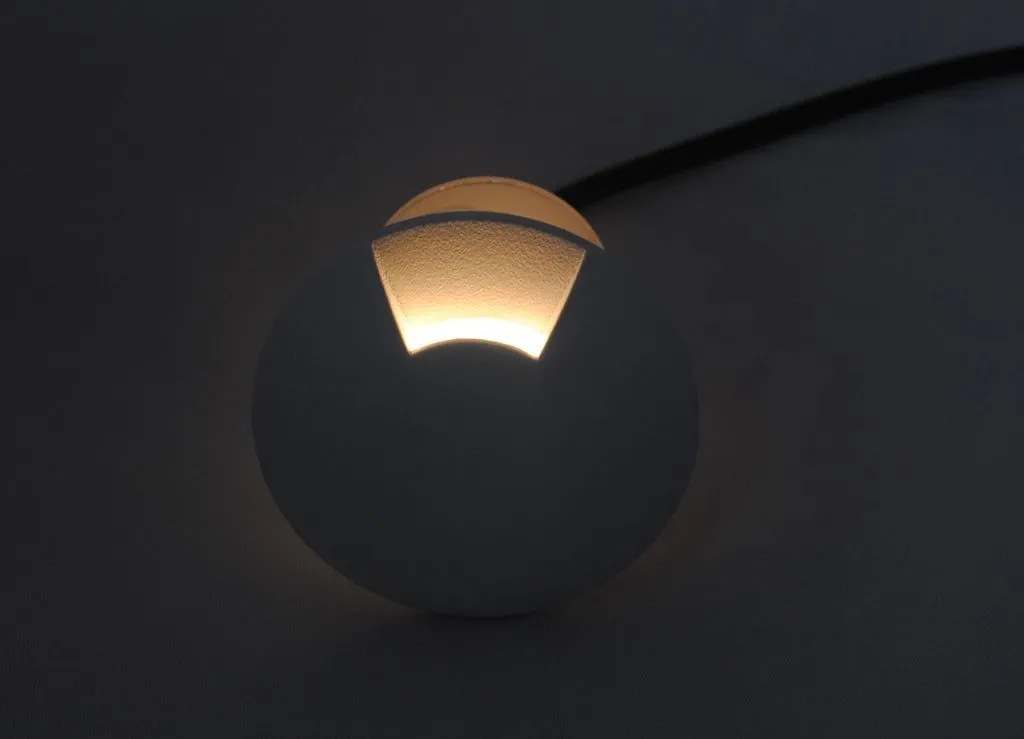 Synergy 21 LED Bodeneinbaustrahler ARGOS rund Segment-1 IP67 ww - schwarz – Bild 2