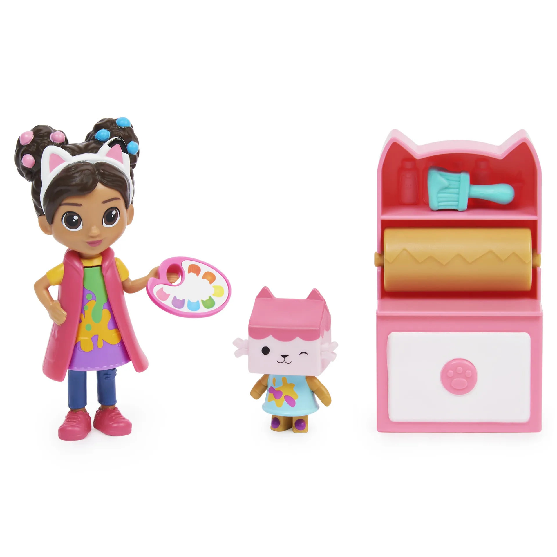 Gabby's Dollhouse Cat-tivity Set mit Gabby und Katzen Figur – Bild 3