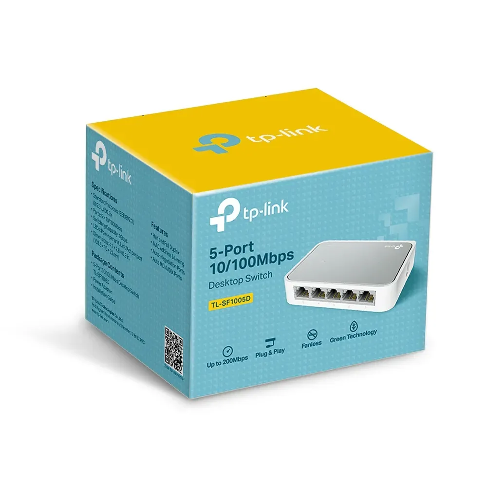 TP-Link 5-Port-10/100Mbit/s-Desktop-Switch – Bild 3