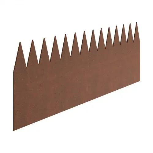 VEVOR Rasenkante, 6er Pack, 1016 x 203,2 x 1,5 mm, Gartenpalisade aus Metall, Beeteinfassung, Beetumrandung, biegbare Garteneinfassung, Raseneinfassung für Blumenbeete, Hofwegteiler – Bild 10