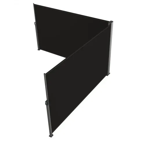 VEVOR Terrassen Windschutz 180 x 600 cm schwarz Rollo Seitenmarkise ausziehbar für den privaten oder gewerblichen Gebrauch – Bild 10
