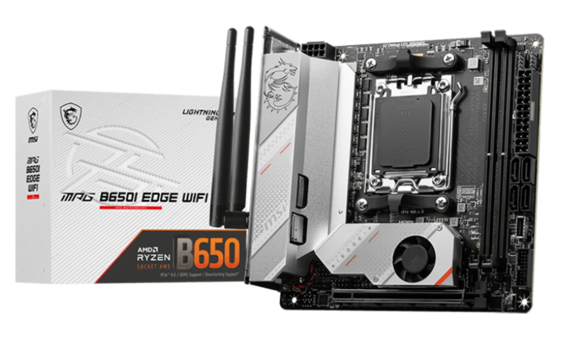 MSI MPG B650I EDGE WIFI Motherboard AMD B650 Sockel AM5 mini ITX MSI MPG B650I EDGE WIFI Motherboard AMD B650 Sockel AM5 mini ITX