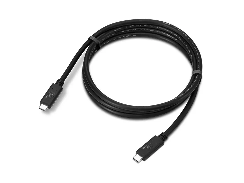 Lenovo 4X91U92143 USB Kabel USB4 Gen 2×2 1,5 m USB C 20 Gbit/s Schwarz Lenovo 4X91U92143 USB Kabel USB4 Gen 2×2 1,5 m USB C 20 Gbit/s Schwarz