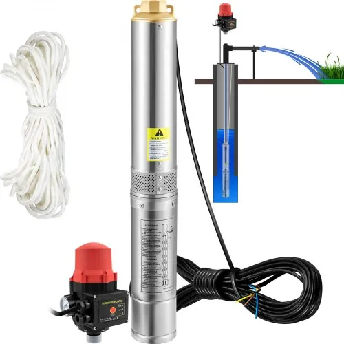 VEVOR 76 mm Tiefbrunnenpumpe 550 W Brunnenpumpe max. Durchfluss 50 L/min Tauchpumpe max. Förderhöhe 89 m Tauchwasserpumpe sandbeständig < 5% max. Drehzahl VEVOR 76 mm Tiefbrunnenpumpe 550 W Brunnenpumpe max. Durchfluss 50 L/min Tauchpumpe max. Förderhöhe 89 m Tauchwasserpumpe sandbeständig < 5% max. Drehzahl
