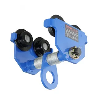 VEVOR Laufkatze 1000 kg Tragkraft Rollfahrwerk mit Doppelrädern, einstellbar für I-Trägerflanschbreite 63,5 bis 177,8 mm Hochleistungs-Garagenhebezeug aus legiertem Stahl für gerade gebogene I-Träger VEVOR Laufkatze 1000 kg Tragkraft Rollfahrwerk mit Doppelrädern, einstellbar für I-Trägerflanschbreite 63,5 bis 177,8 mm Hochleistungs-Garagenhebezeug aus legiertem Stahl für gerade gebogene I-Träger