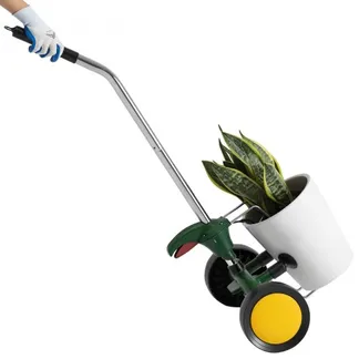 VEVOR Garten Topftransporter, robuster Topftransportwagen mit verstellbarem Greifarm, max. 65 kg Tragkraft, Pflanzenwagen mit Saugnapf & sicherem Verschluss, geeignet für den Innen- & Außenbereich VEVOR Garten Topftransporter, robuster Topftransportwagen mit verstellbarem Greifarm, max. 65 kg Tragkraft, Pflanzenwagen mit Saugnapf & sicherem Verschluss, geeignet für den Innen- & Außenbereich