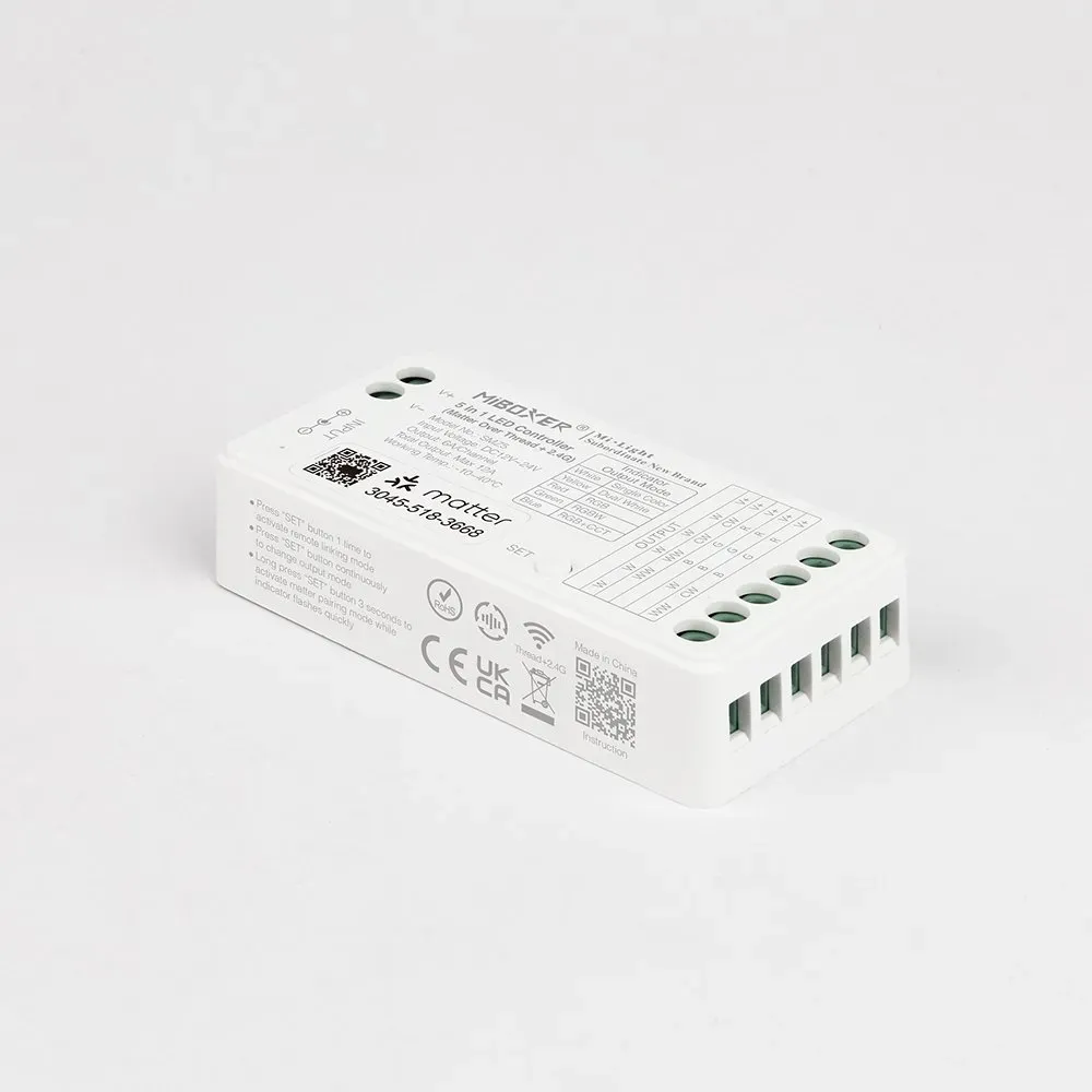 Synergy 21 LED Controller Matter-Serie 5in1 (Single Colour/CCT(dual white)/RGB/RGB-W/RGB+CCT) Matter Over Thread+2.4GHz IP20 *Milight/Miboxer* – Bild 2