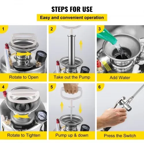 VEVOR Gartenteichvernebler 4L ultraschall nebelmaschine Edelstahlultraschall-nebelmaschine geeignet für Haus, Garten, Touristenfahrzeuge, Spezialfahrzeuge Schiffe, Fahrzeugreinigung, Teppichreinig – Bild 5