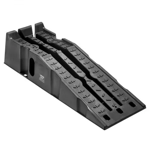 VEVOR Autorampen Auffahrrampen 2 Stk. 17 cm Hubhöhe, tragbare Auto-Servicerampen für Wartung in der Garage & Ölwechsel & Reparatur von Lkw, 1814 kg (pro Rampe) belastbar Auffahrhilfe Schwarz – Bild 10