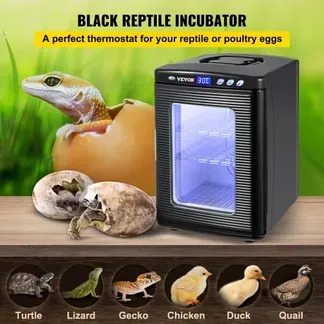 VEVOR Brutapparat Reptilieneier Inkubatoren 25L Labor Kühlung Heizung 5-42℃ 220V für Bruteier Schwarz VEVOR Brutapparat Reptilieneier Inkubatoren 25L Labor Kühlung Heizung 5-42℃ 220V für Bruteier Schwarz