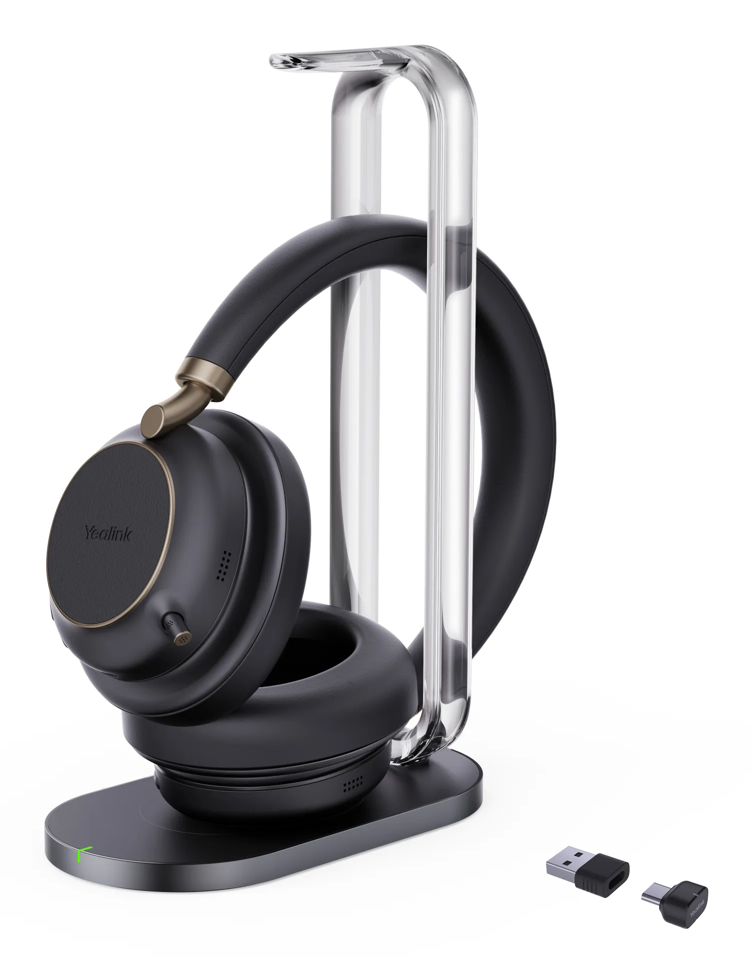 Yealink BH76 Plus mit Ladestation Teams Schwarzes USB-C/A-Headset Yealink BH76 Plus mit Ladestation Teams Schwarzes USB-C/A-Headset