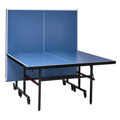 VEVOR Ping-Pong-Tisch, professionelles Tischtennisspiel, tragbarer MDF-Tischtennistisch für den Innenbereich, faltbarer Ping-Pong-Tisch mit Schnellklemmnetz und feststellbaren Rädern, einfacher Aufbau in 10 Minuten, 18 mm dicke Tischplatten – Bild 8