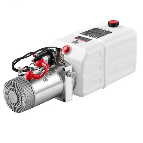 VEVOR Hydraulikaggregat Hydraulikpumpe 1600 W 7 Qt 3,4 L/min Einfachwirkend für Ladebordwände Scherenhubtische Becherförderer, Entlastungsdruck 22 Mpa, Überdruckventil, Handregler, Horizontale Montage – Bild 8