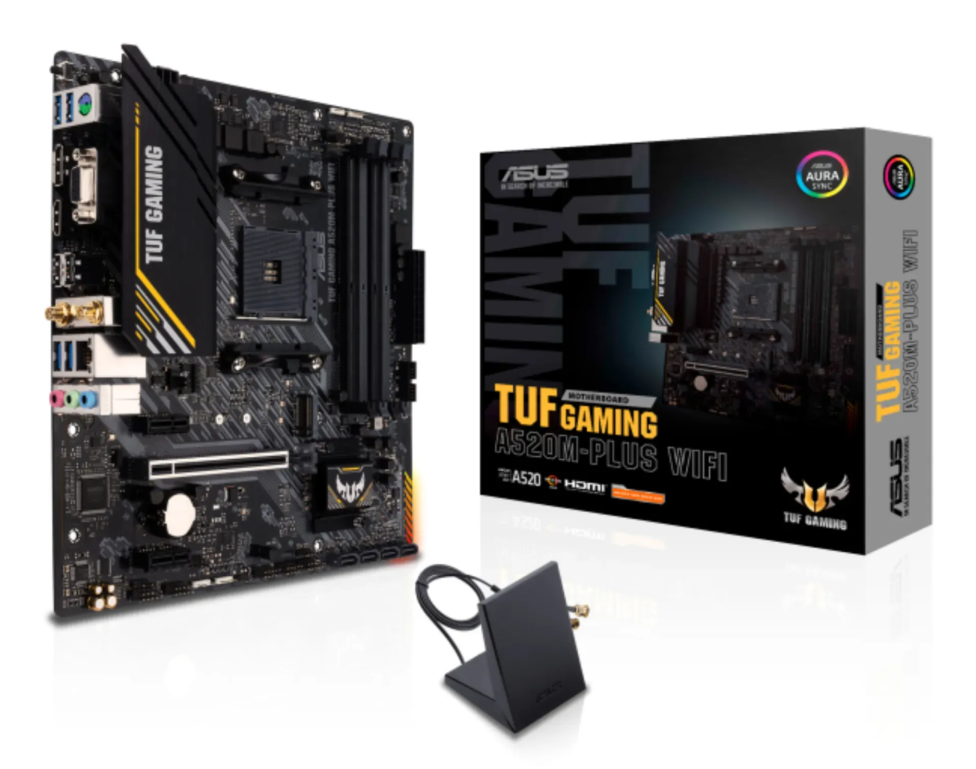 ASUS TUF GAMING A520M-PLUS WIFI AMD A520 Sockel AM4 micro ATX ASUS TUF GAMING A520M-PLUS WIFI AMD A520 Sockel AM4 micro ATX
